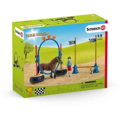 Schleich 42482 Póni agility pálya játékszett - Farm World