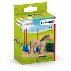 Schleich 42483 Póni szlalom játékszett - Farm World
