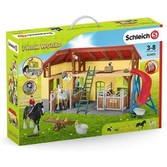 Schleich 42485 Lóistálló játékszett - Farm World