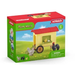 Schleich 42572 Mobil csirkeól játékszett - Farm World