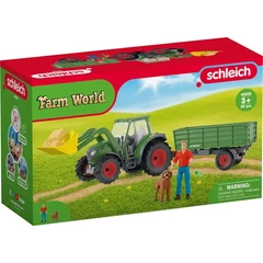 Schleich 42608 Traktor utánfutóval - Farm World