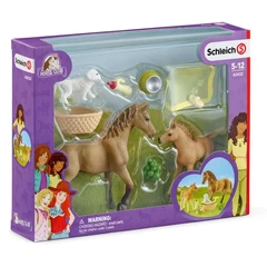 Schleich 42432 Sarah állatai ápoló játékszett - Horse Club