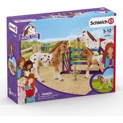 Schleich 42433 Appaloosa lovastorna játékszett - Horse Club