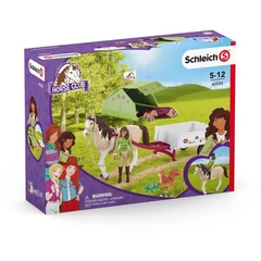 Schleich 42533 Sarah kempingezik játékszett - Horse Club