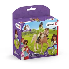 Schleich 42542 Sarah és Mystery figurák - Horse Club (SLH42542)