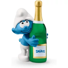 Schleich 20821 Törp figura üveggel - Hupikék Törpikék