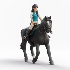 Schleich 42712 Lisa és Storm figura - Horse Club