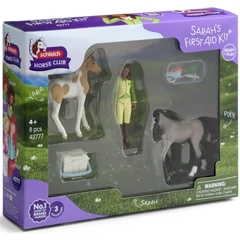 Schleich 42777 Shara elsősegély csomagja - Horse Club