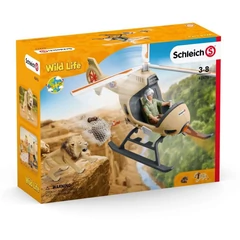 Schleich 42476 Állatmentő helikopter játékszett - Wild Life (SLH42476)