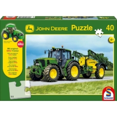 Schmidt 40 db-os puzzle - Traktor 6630 mit Feldspritze, John Deere (55625)
