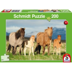 Schmidt 200 db-os puzzle - Family of Horses (56199)