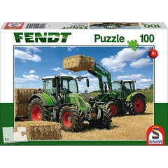Schmidt 100 db-os puzzle - Fendt 724 Vario mit Frontlader Cargo (56256)