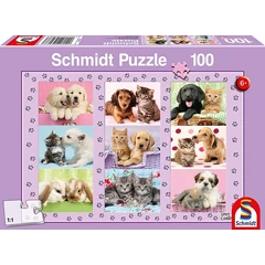 Schmidt 100 db-os puzzle - My Animal Friends (56268)