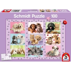 Schmidt 100 db-os puzzle - My Animal Friends (56268)