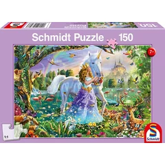 Schmidt 150 db-os puzzle - Princess, Unicorn and Castle  (56307)