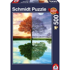 Schmidt 500 db-os puzzle - Jahreszeiten-Baum (58223)