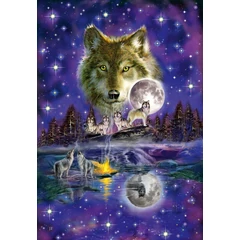 Schmidt 1000 db-os puzzle - Wolf im Mondlicht (58233)