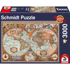Schmidt 3000 db-os puzzle - Ancient World Map (58328)