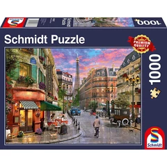 Schmidt 1000 db-os puzzle - Street to the Eiffel Tower (58387)