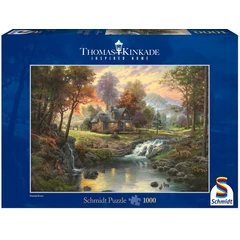 Schmidt 1000 db-os puzzle - Mountain Retreat, Thomas Kinkade (58445)