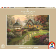 Schmidt 1000 db-os puzzle - Make a Wish Cottage, Thomas Kinkade (58463)