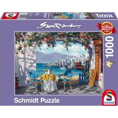 Schmidt 1000 db-os puzzle - Rendez-vous on Mykonos, Sam Park (59396)