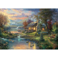 Schmidt 1000 db-os puzzle - Naturparadies, Thomas Kinkade (59467)