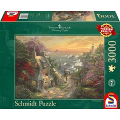 Schmidt 3000 db-os puzzle - The Village Lighthouse, Thomas Kinkade (59482)