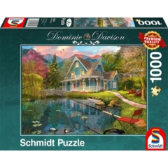 Schmidt 1000 db-os puzzle - Home by the Lake, Dominic Davison (59619)