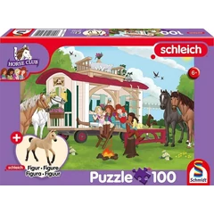 Schmidt 100 db-os Schleich puzzle figurával - Horse club (56463)