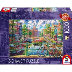 Schmidt 1000 db-os puzzle - Amsterdam canal charm (58877)