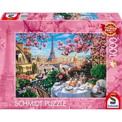 Schmidt 1000 db-os puzzle - Breakfast in Paris (58876)