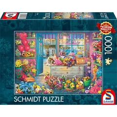 Schmidt 1000 db-os puzzle - Colourful flower shop (59764)