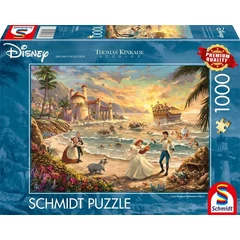 Schmidt 1000 db-os puzzle - Disney - The Little Mermaid Celebration of Love, Thomas Kinkade (58036)