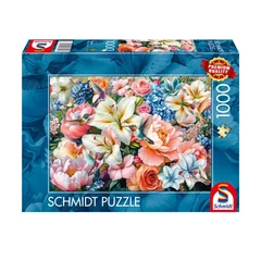 Schmidt 1000 db-os puzzle - Flowers in pastel (58891)
