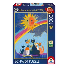 Schmidt 1000 db-os puzzle - In golden rain, Rosina Wachtmeister (58657)