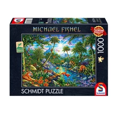 Schmidt 1000 db-os puzzle - Island paradise, Michael Fischel (58611)