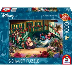 Schmidt 1000 db-os puzzle - Lilo and Stitch Aloha Christmas, Thomas Kinkade (58049)