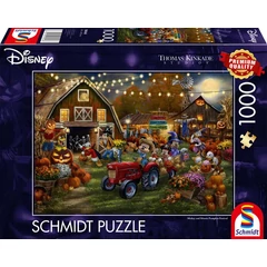 Schmidt 1000 db-os puzzle - Mickey and Minnie Pumpkin Festival, Thomas Kinkade (58048)