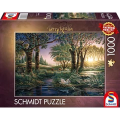 Schmidt 1000 db-os puzzle - Morning Magic by the Pond, Terry Redlin (58546)