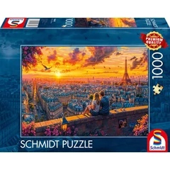 Schmidt 1000 db-os puzzle - Paris rooftop whispers (58885)