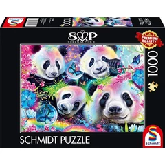 Schmidt 1000 db-os puzzle - Rainbow Pandas, Sheena Pike