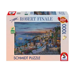 Schmidt 1000 db-os puzzle - Santorini Sunset, Robert Finale (58647)