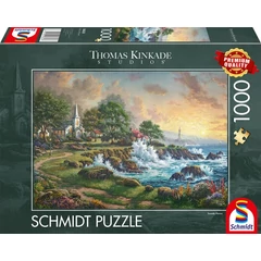 Schmidt 1000 db-os puzzle - Seaside Haven, Thomas Kinkade (58628)