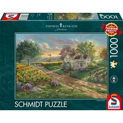 Schmidt 1000 db-os puzzle - Sunflower fields, Thomas Kinkade (58779)