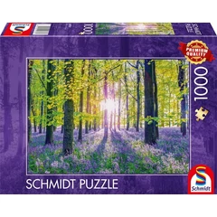 Schmidt 1000 db-os puzzle - Transquil bluebell woods (59767)