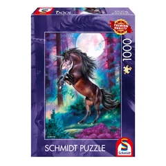 Schmidt 1000 db-os puzzle - Unicorn in full moon (58887)