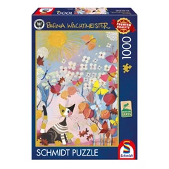 Schmidt 1000 db-os puzzle - White catRosina, Wachtmeister (58656)