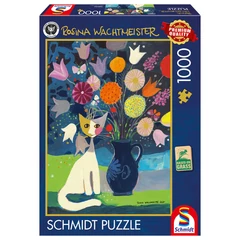 Schmidt 1000 db-os puzzle - White catRosina, Wachtmeister (58656)