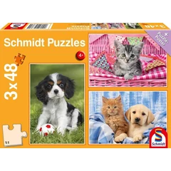 Schmidt 3 x 48 db-os puzzle - My cutest baby animals (56361)